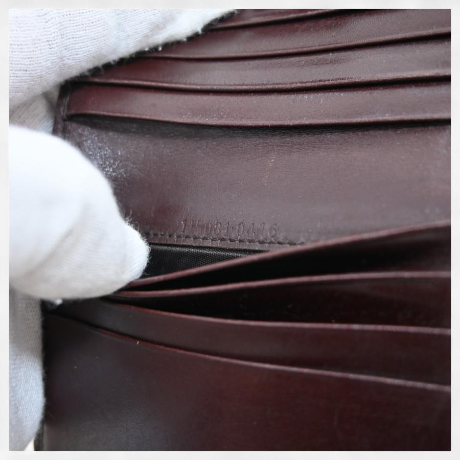 GUCCI グッチ GGキャンバス シェリーライン 二つ折り財布 Bランク  