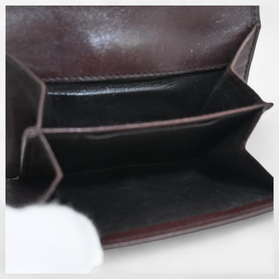 GUCCI グッチ GGキャンバス シェリーライン 二つ折り財布 Bランク  