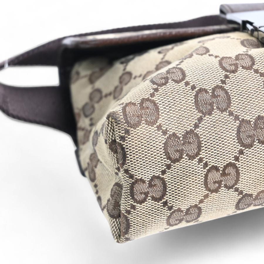 美品 グッチ ボディバッグ GGキャンバス ベージュ ブラウン Amazon | [グッチ]アウトレット ボディーバッグ GGキャンバス
