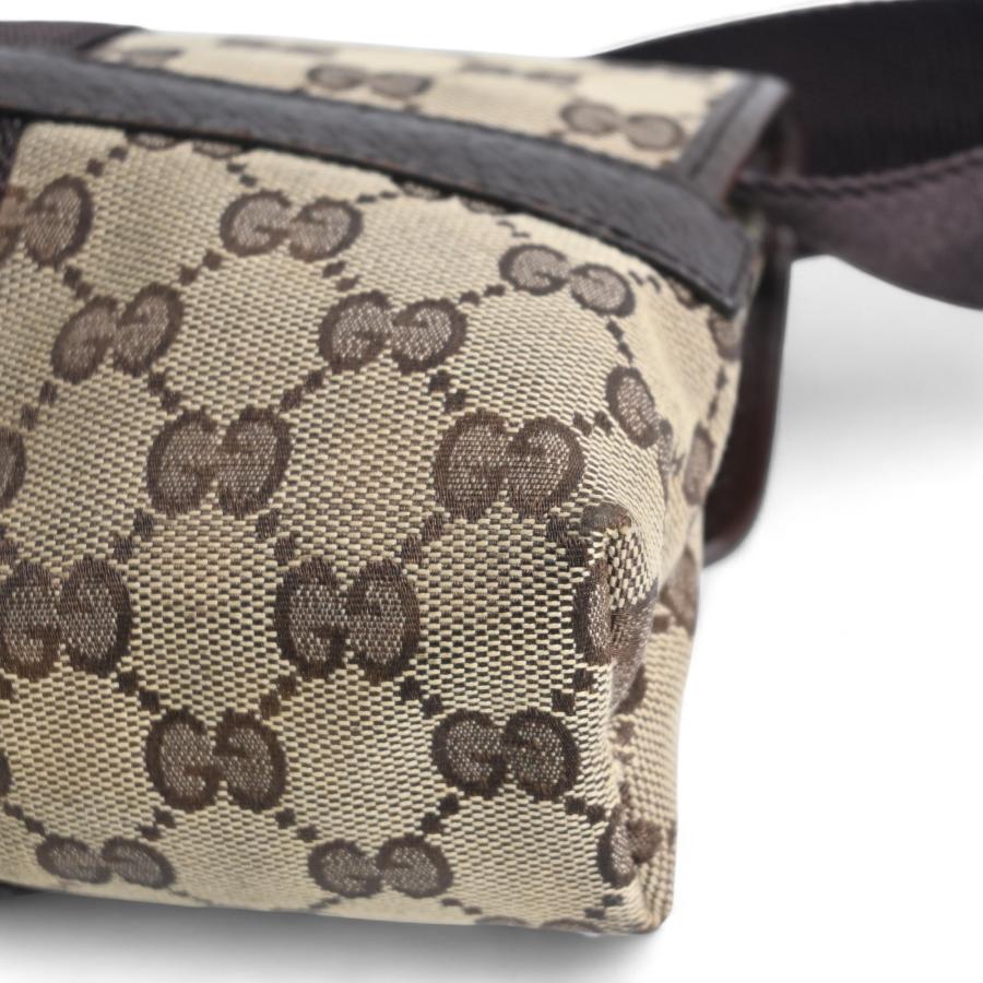 グッチ GG ボディバッグ ショルダーバッグ　キャンバス　ブラウン　茶 グッチ GUCCI ショルダーバッグ ジャンボGG キャンバス ブラウン