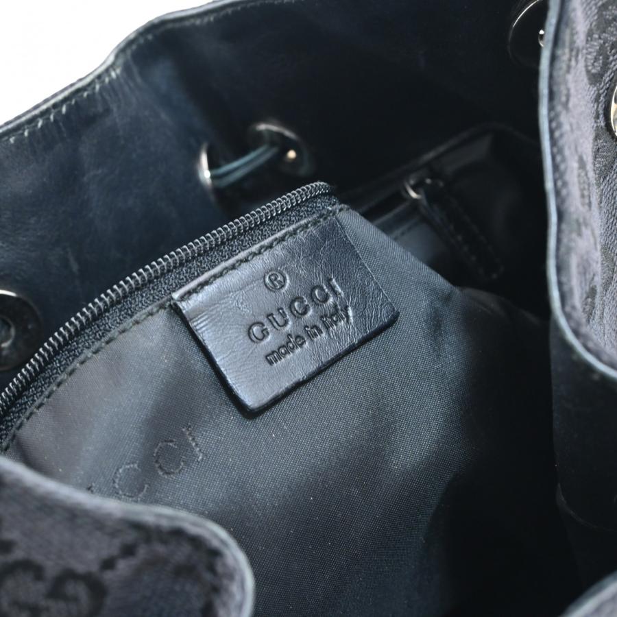 GUCCI（グッチ） 【中古】グッチ GGキャンバス ショルダーバッグ 巾着