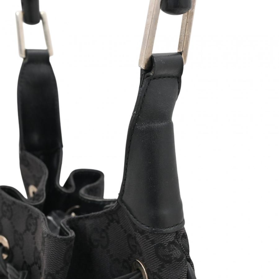 GUCCI（グッチ） 【中古】グッチ GGキャンバス ショルダーバッグ 巾着