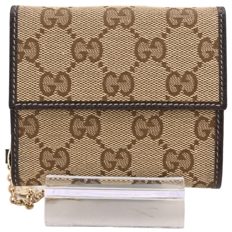 GUCCI（グッチ） 【中古】グッチ GGキャンバス ロゴ ブーツチャーム 二