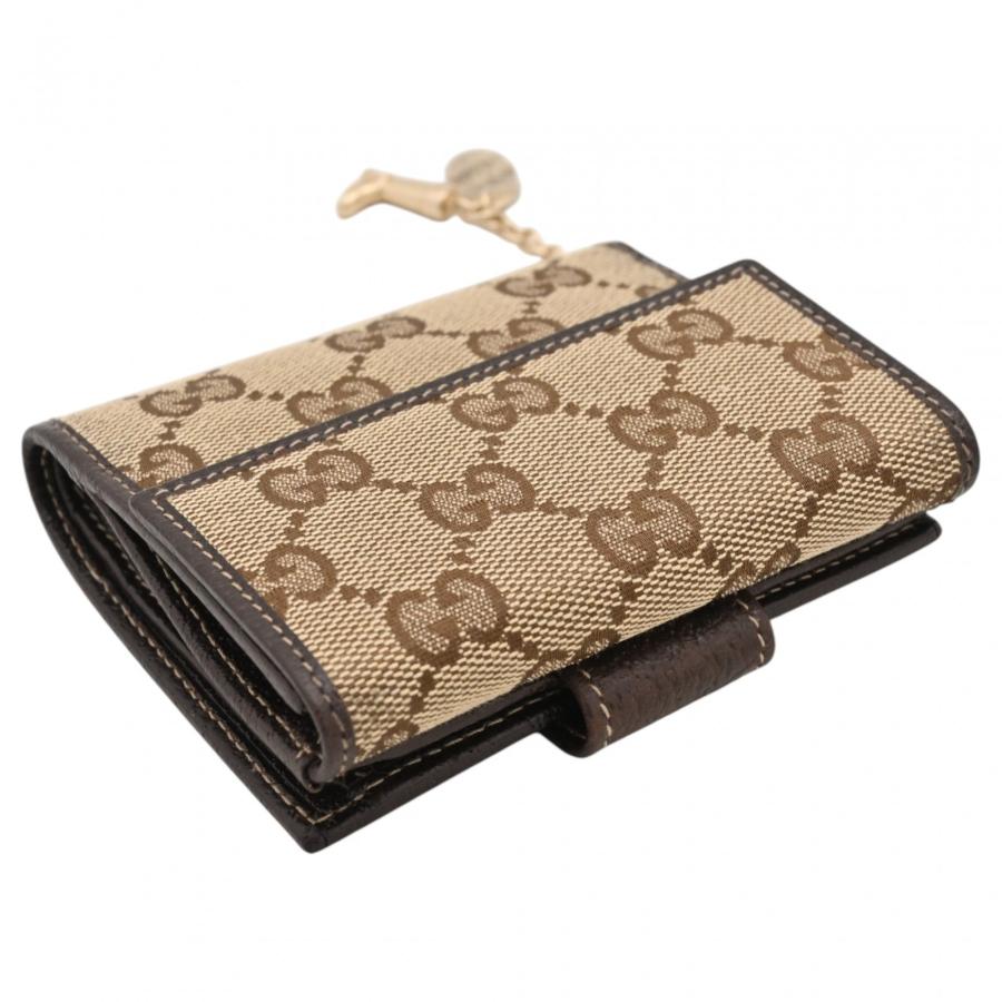 GUCCI（グッチ） 【中古】グッチ GGキャンバス ロゴ ブーツチャーム 二