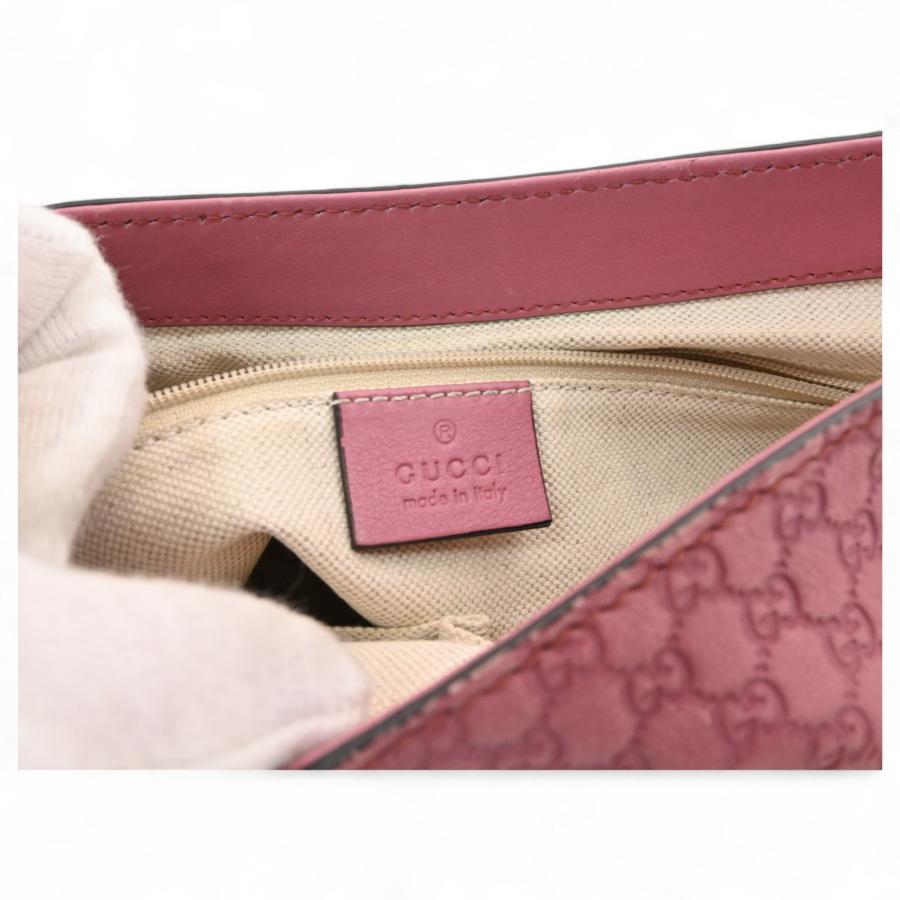 GUCCI グッチ　シマ　スーキー　ショルダーバッグ　レザー　ブラック GUCCI（グッチ） マイクログッチシマ スーキー ショルダーバッグ B