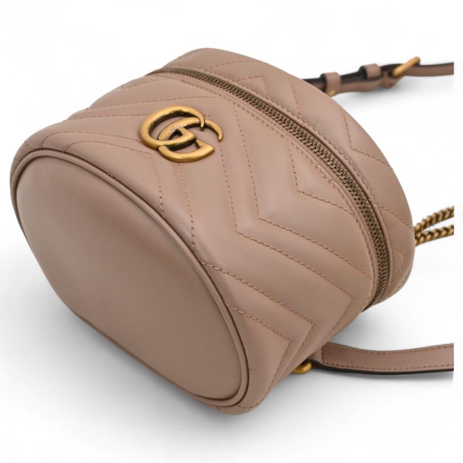 GUCCI（グッチ） GGマーモント リュックサック キルティングレザー