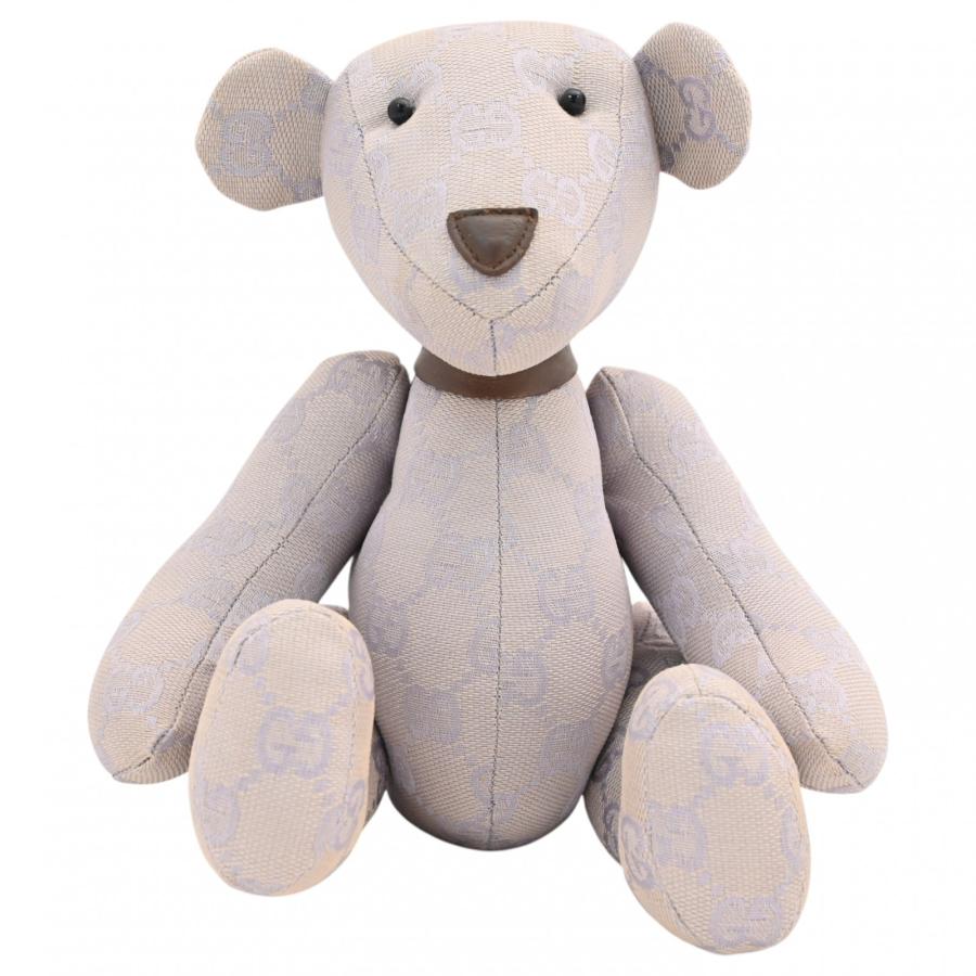 GUCCI（グッチ） GGキャンバス テディベア くま ぬいぐるみ Bランク