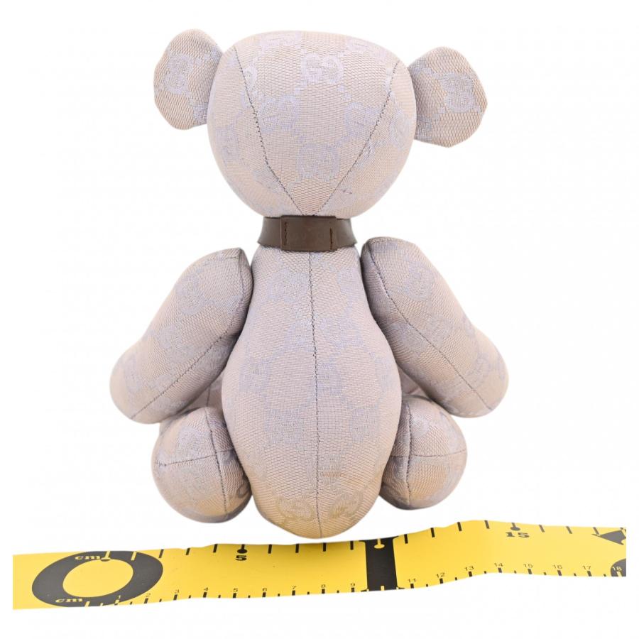 GUCCI（グッチ） GGキャンバス テディベア くま ぬいぐるみ Bランク