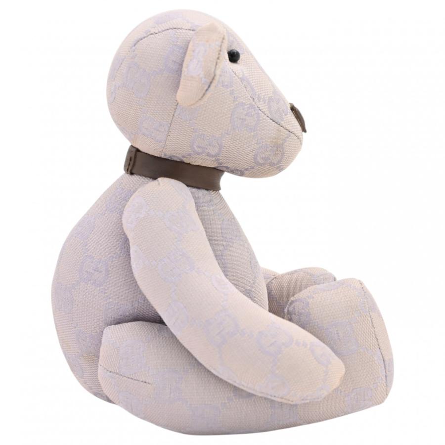 GUCCI（グッチ） GGキャンバス テディベア くま ぬいぐるみ Bランク