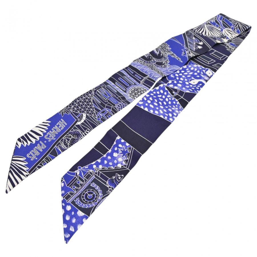 HERMES（エルメス） 【中古】エルメス アニマポリス ツイリー スカーフ