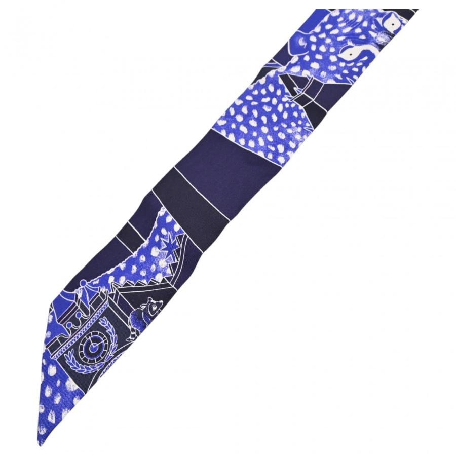 HERMES（エルメス） 【中古】エルメス アニマポリス ツイリー スカーフ