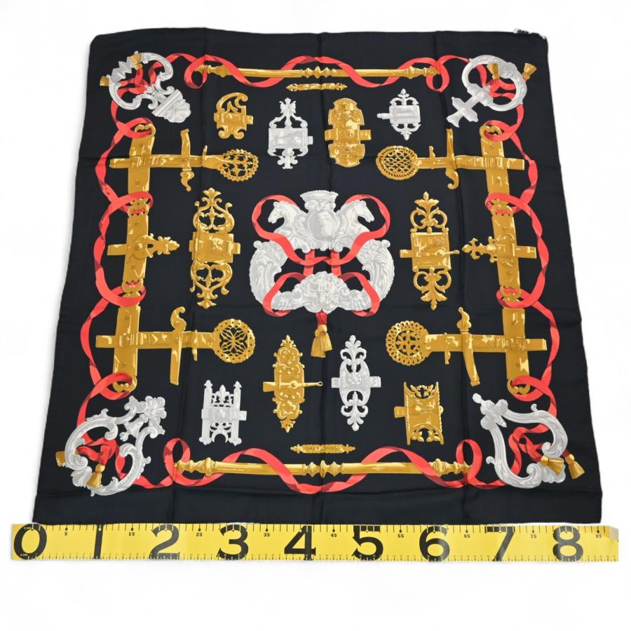 HERMES（エルメス） カレ90 スカーフ 鉄細工 FERRONNERIE Aランク
