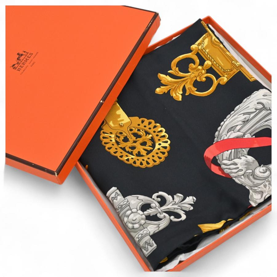HERMES（エルメス） カレ90 スカーフ 鉄細工 FERRONNERIE Aランク