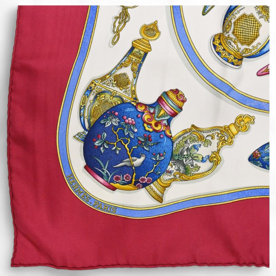 HERMES（エルメス） カレ90 Qu importe le flacon 香水瓶 スカーフ B