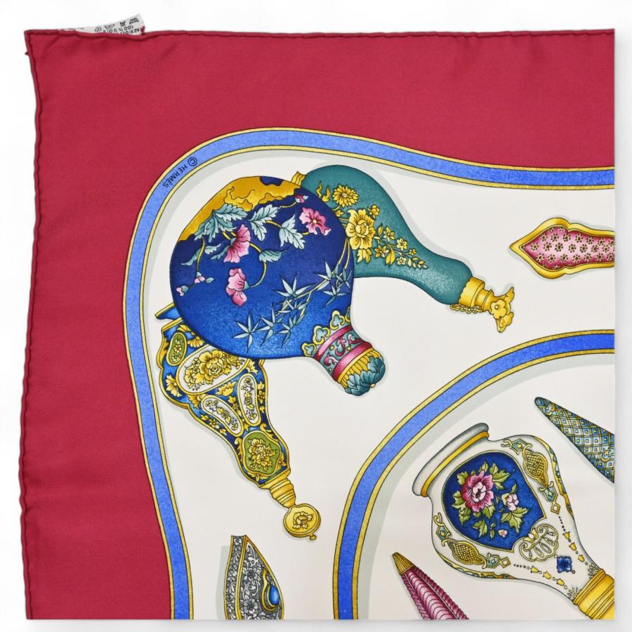 HERMES（エルメス） カレ90 Qu importe le flacon 香水瓶 スカーフ B