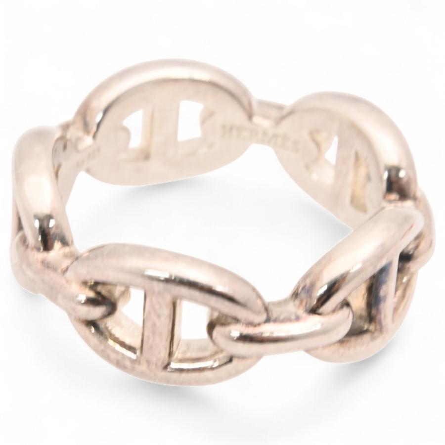 HERMES エルメス シェーヌダンクル アンシェネPM リング 52 シルバー B