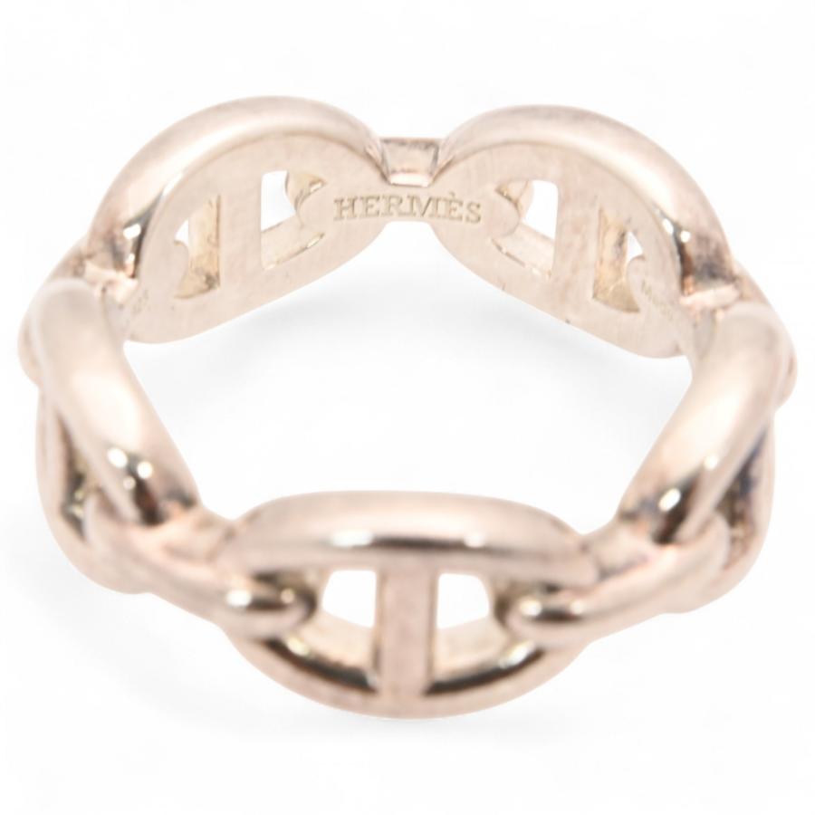 HERMESエルメス　シェーヌダンクルアンシェネPMリング　52　シルバー　指輪 HERMES（エルメス） シェーヌダンクル アンシェネPM リング 52