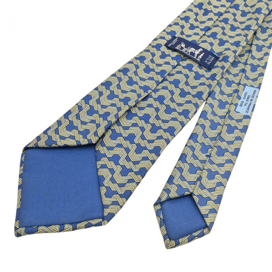 HERMES（エルメス） 【中古】エルメス ネクタイ シルク ブルー