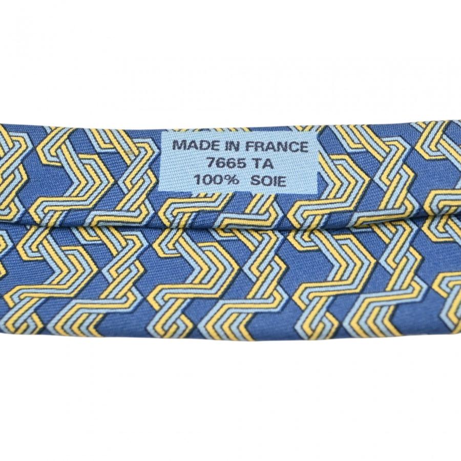 HERMES（エルメス） 【中古】エルメス ネクタイ シルク ブルー
