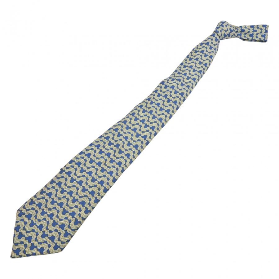 HERMES（エルメス） 【中古】エルメス ネクタイ シルク ブルー