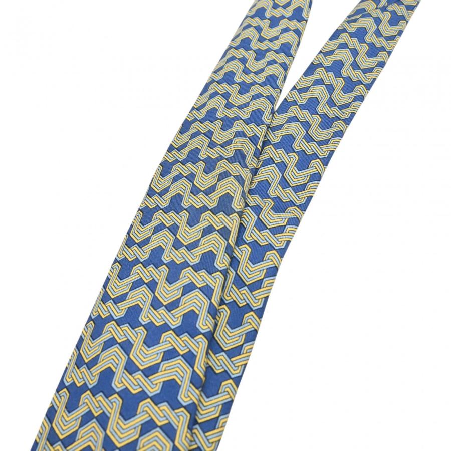 HERMES（エルメス） 【中古】エルメス ネクタイ シルク ブルー
