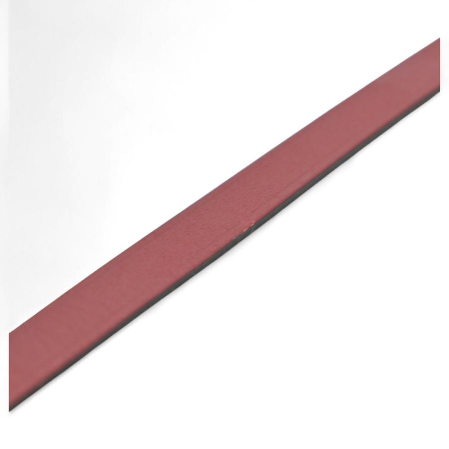 HERMES エルメス ブレスレット レザー メタル ボルドー Aランク