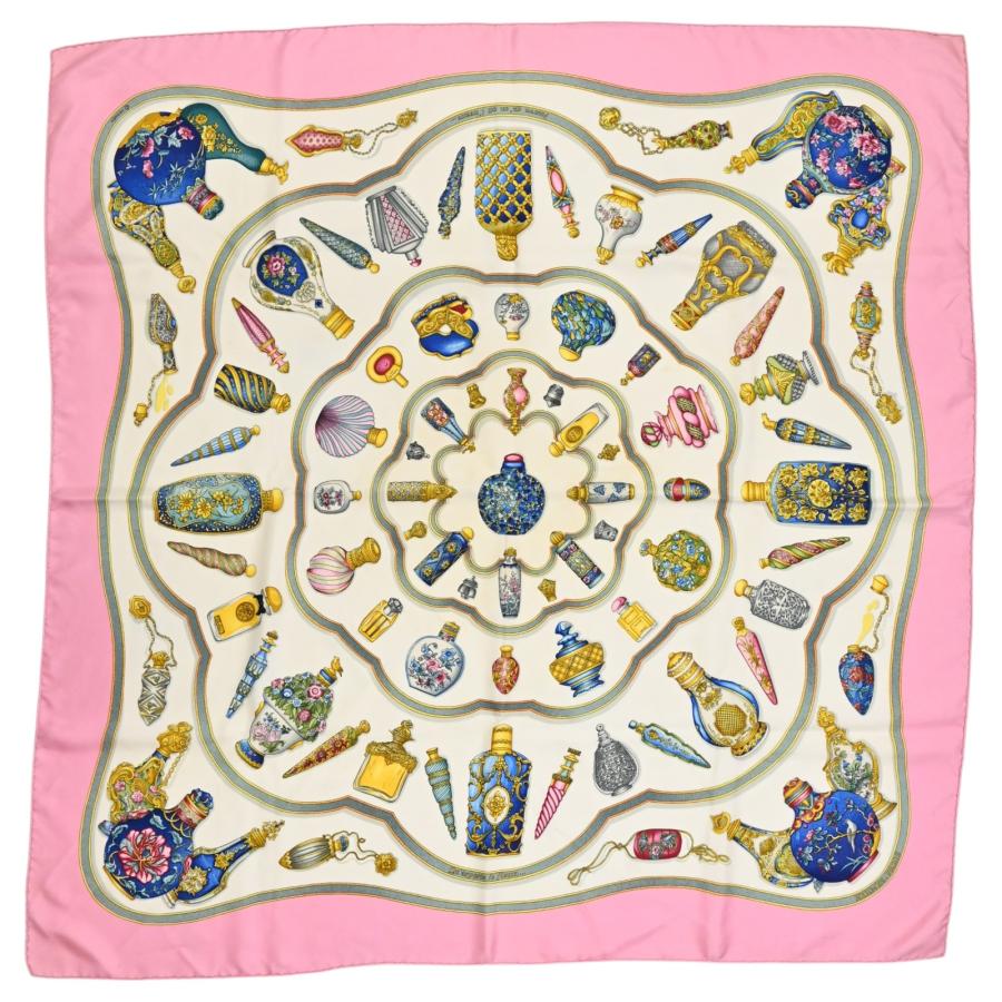 HERMES（エルメス） 【中古】エルメス カレ90 Qu'importe le flacon