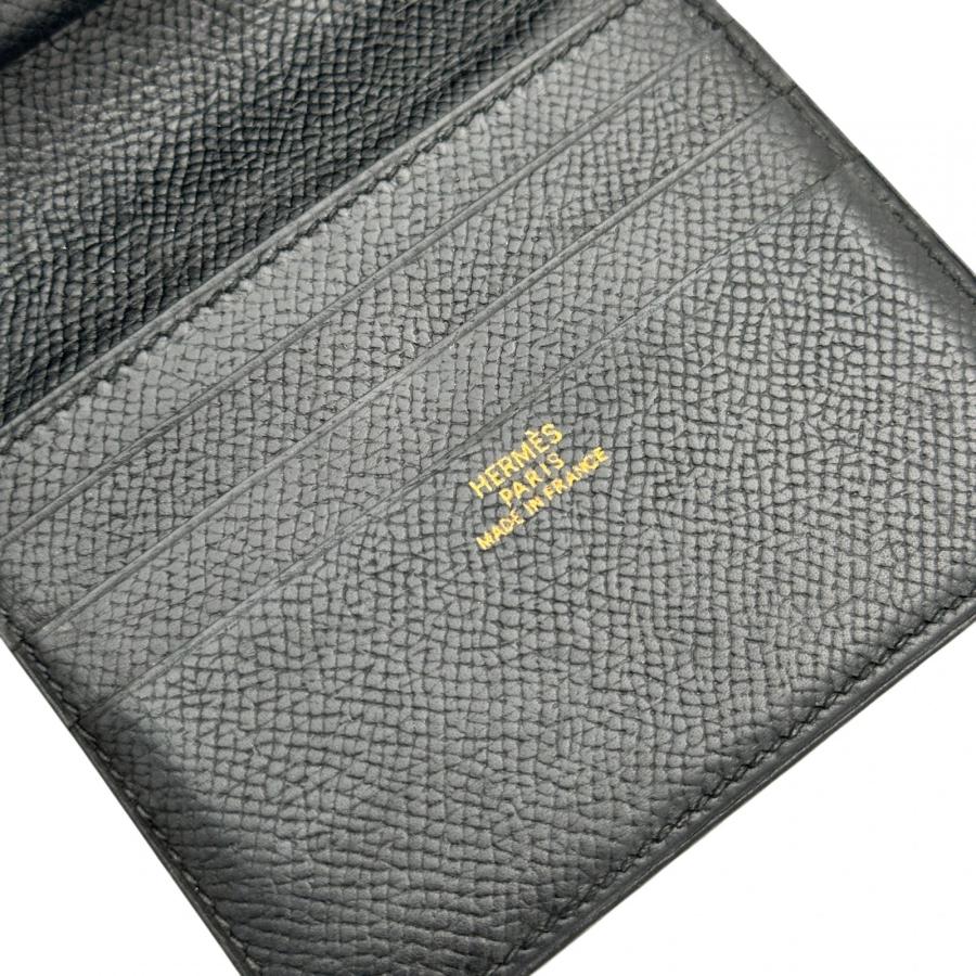 HERMES（エルメス） 【中古】エルメス 二つ折り財布 エプソン レザー