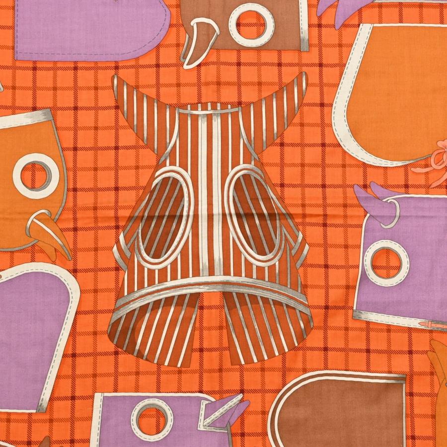 エルメス カレ140 マハラジャ装身具　美品 HERMES（エルメス） 【中古】エルメス カレ140 カマイユ