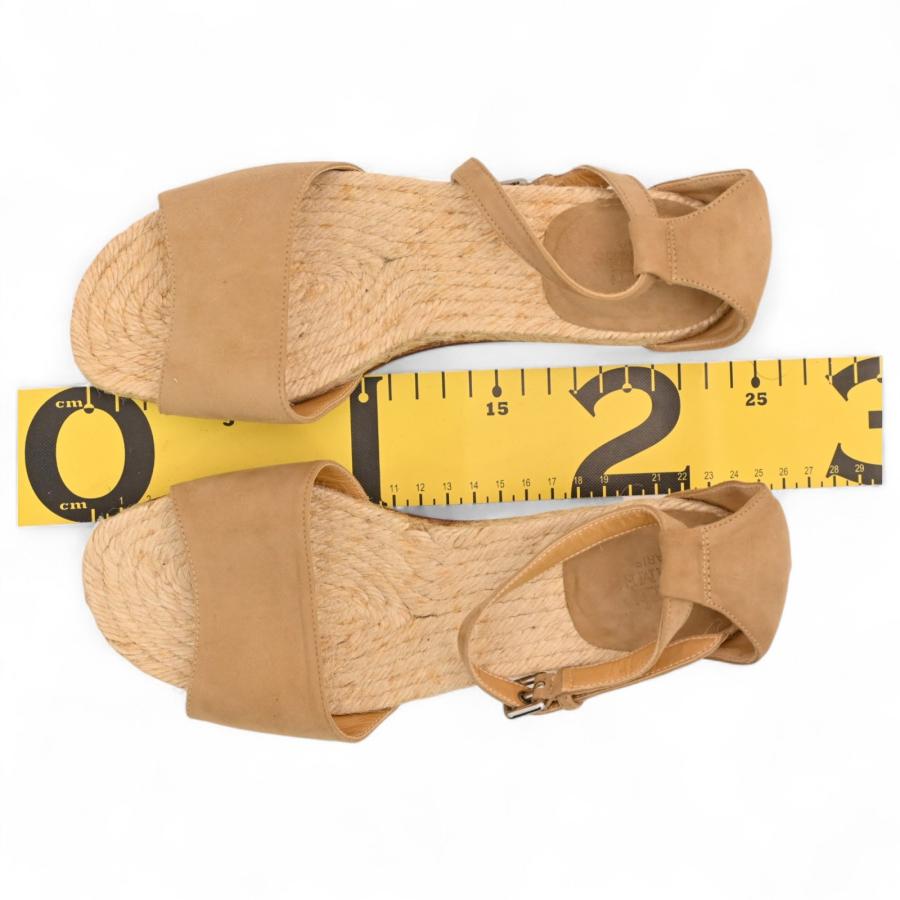 HERMES（エルメス） エスパドリーユ サンダル ベージュ 36 Aランク