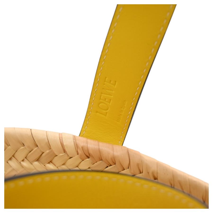 LOEWE（ロエベ） カゴバッグ アナグラム スモール イエロー Aランク