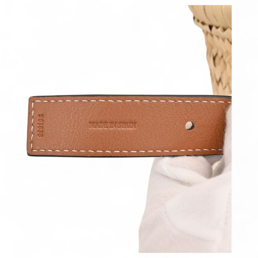 LOEWE ロエベ バスケットバッグ かごバッグ ベージュ×ブラウン B