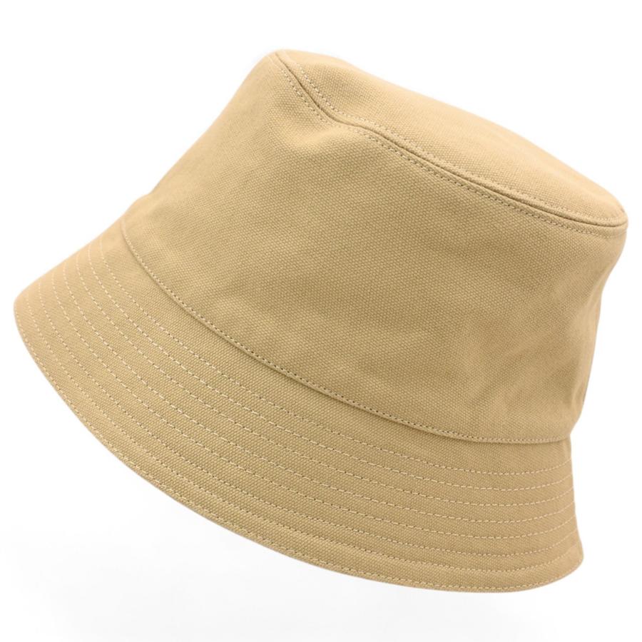 LOEWE（ロエベ） バケットハット ロゴ 57 サンド×タン Aランク