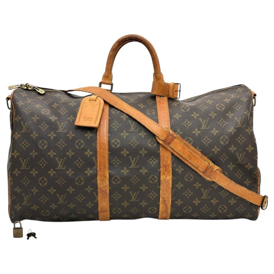 美品 ルイヴィトン モノグラム キーポル バンドリエール55 ボストンバッグ LOUIS VUITTON（ルイ・ヴィトン） 【中古】ルイヴィトン モノグラム