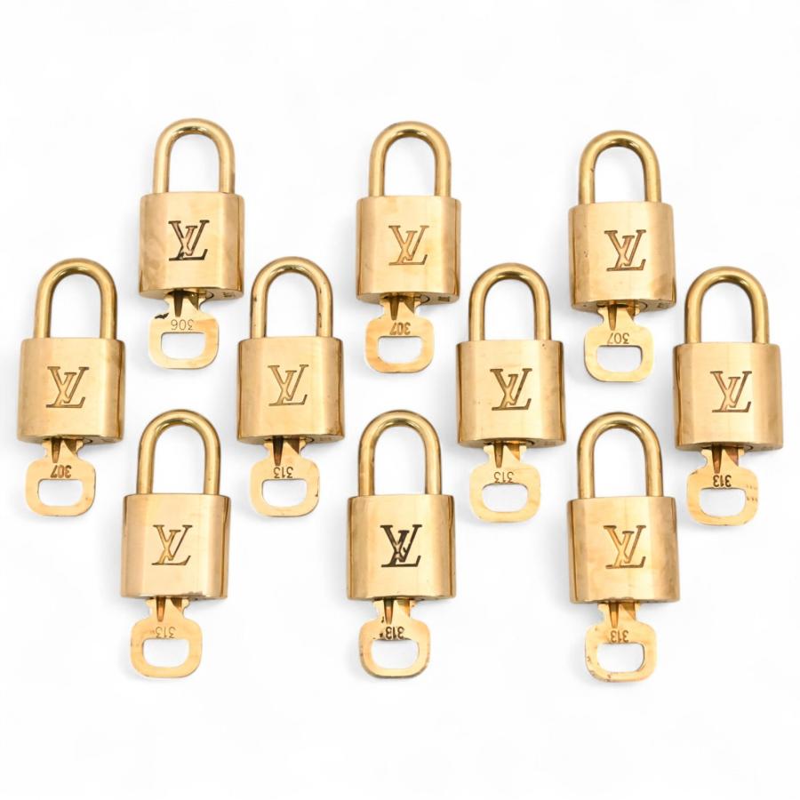 ルイヴィトン　鍵　カデナ　パドロック　10点 楽天市場】10点セット ルイ ヴィトン カデナ パドロック 南京錠