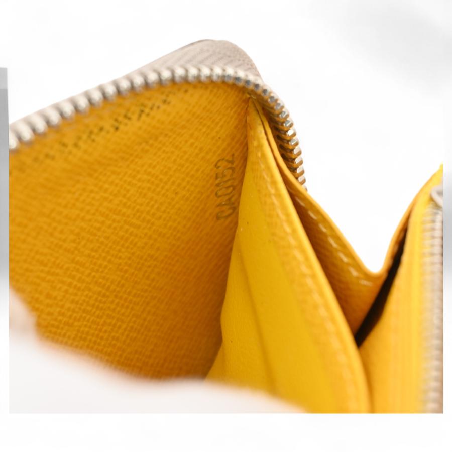 ルイヴィトン エピ 長財布 グレー × イエロー Bランク lv2323cv  