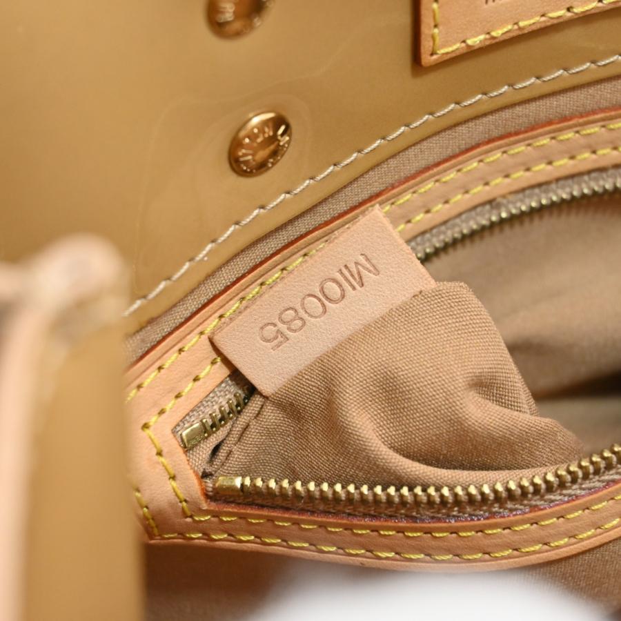 LOUIS VUITTON ヴェルニ リードPMハンドバッグミルクティー色 LOUIS 
