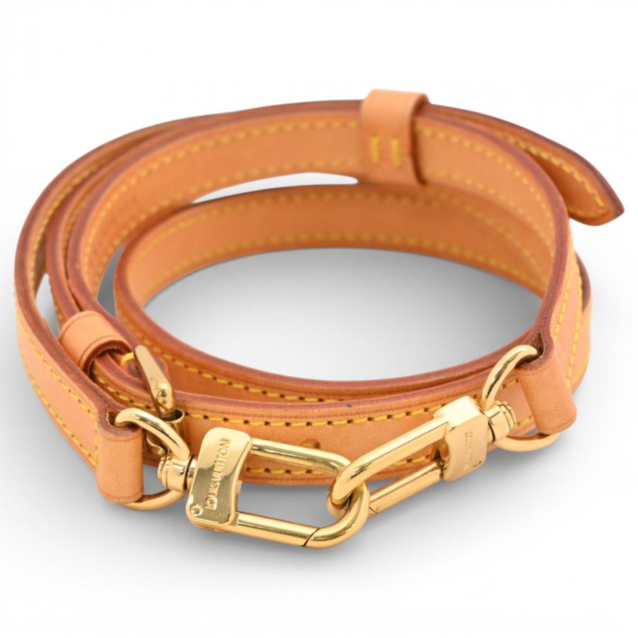 美品 LOUIS VUITTON ショルダーストラップ ヌメ革 ゴールド金具 LOUIS VUITTON（ルイ・ヴィトン） ヌメ革 ショルダーストラップ