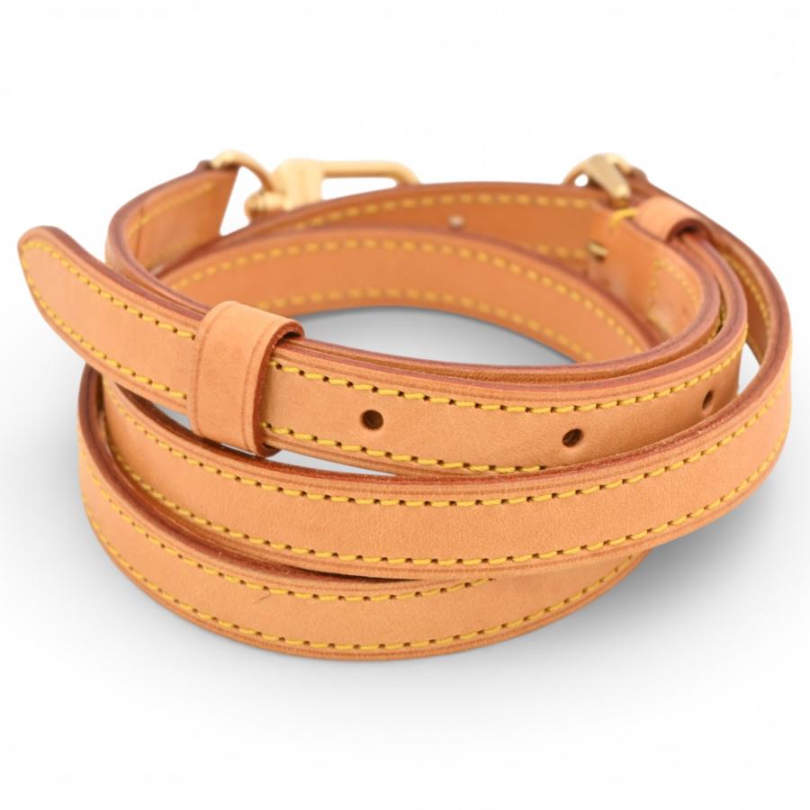 KI ルイヴィトン ヌメ革 ストラップ本革 ゴールド金具 正規品 LOUIS VUITTON（ルイ・ヴィトン） ヌメ革 ショルダーストラップ