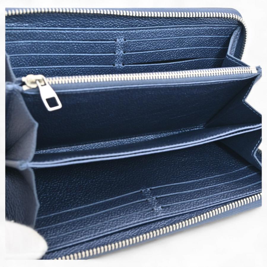 LOUIS VUITTON ルイヴィトン アンプラント ブルーメタリックジッピー  