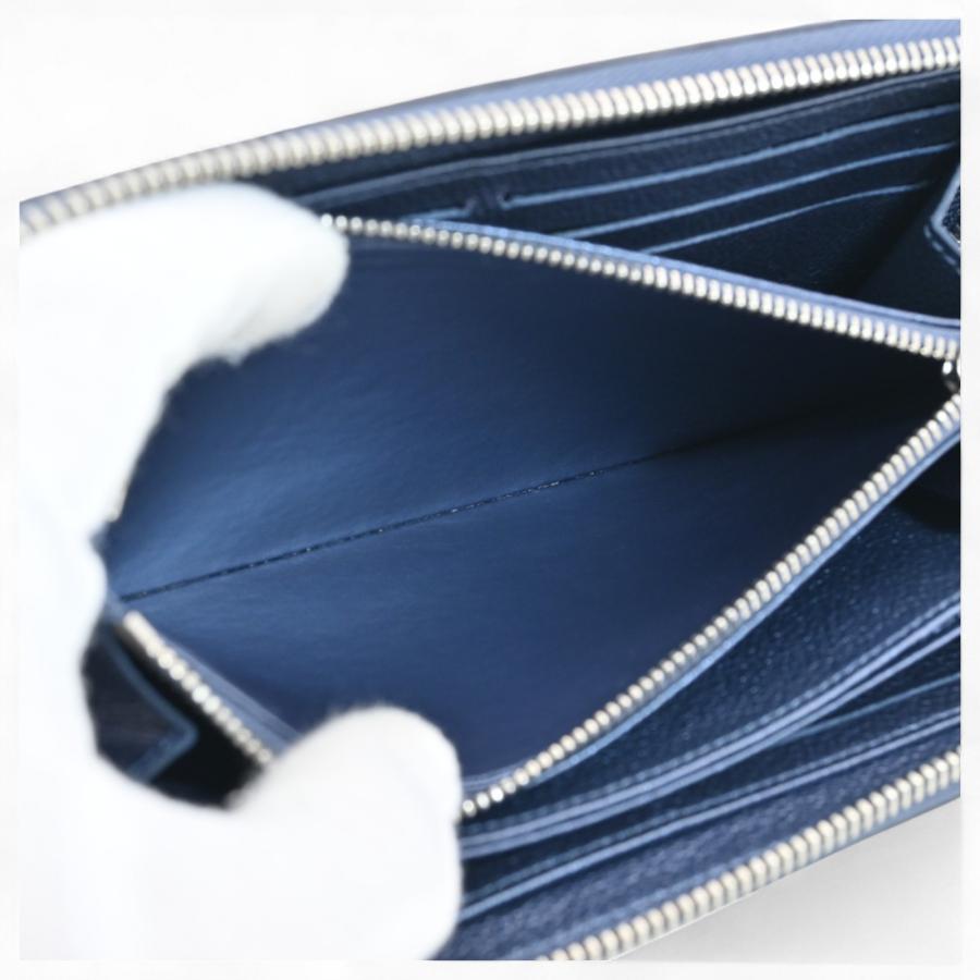 LOUIS VUITTON ルイヴィトン アンプラント ブルーメタリックジッピー  