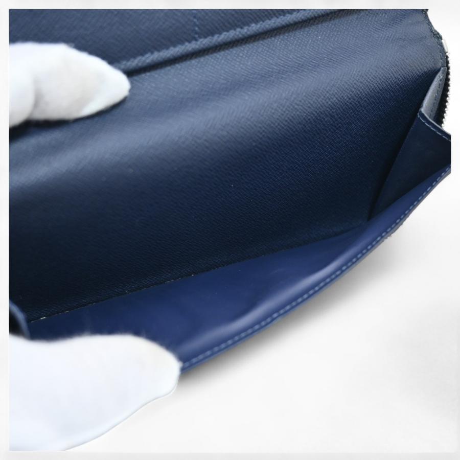 LOUIS VUITTON ルイヴィトン タイガ ヴェルティカル ブルーマリーヌ 長  