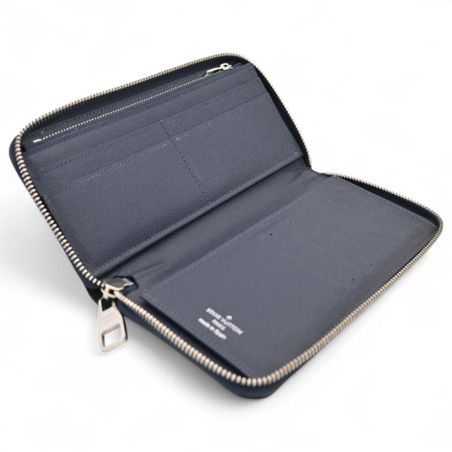 LOUIS VUITTON ルイヴィトン タイガ ヴェルティカル ブルーマリーヌ 長  