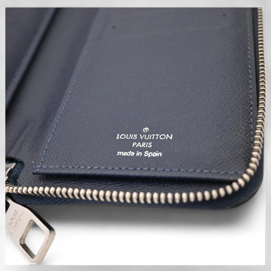 LOUIS VUITTON ルイヴィトン タイガ ヴェルティカル ブルーマリーヌ 長  