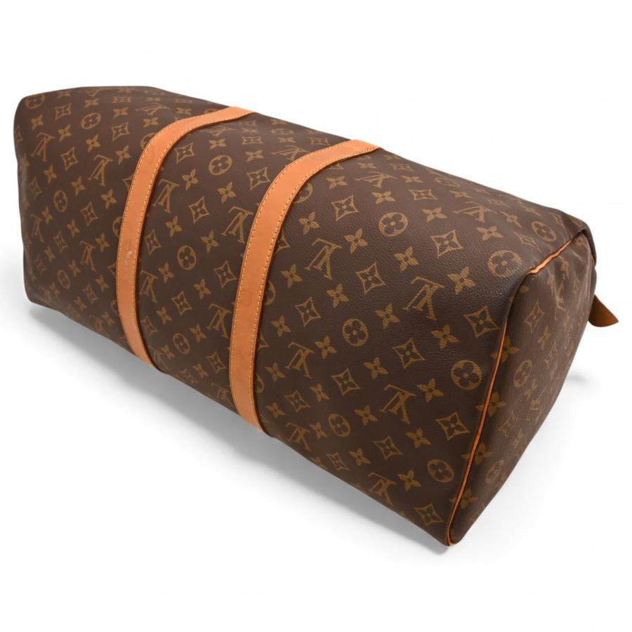 LOUIS VUITTON ボストンバッグ モノグラム キーポル50 ブラウン Louis Vuitton ボストンバッグ 50 ブランド古着】モノグラム キーポル