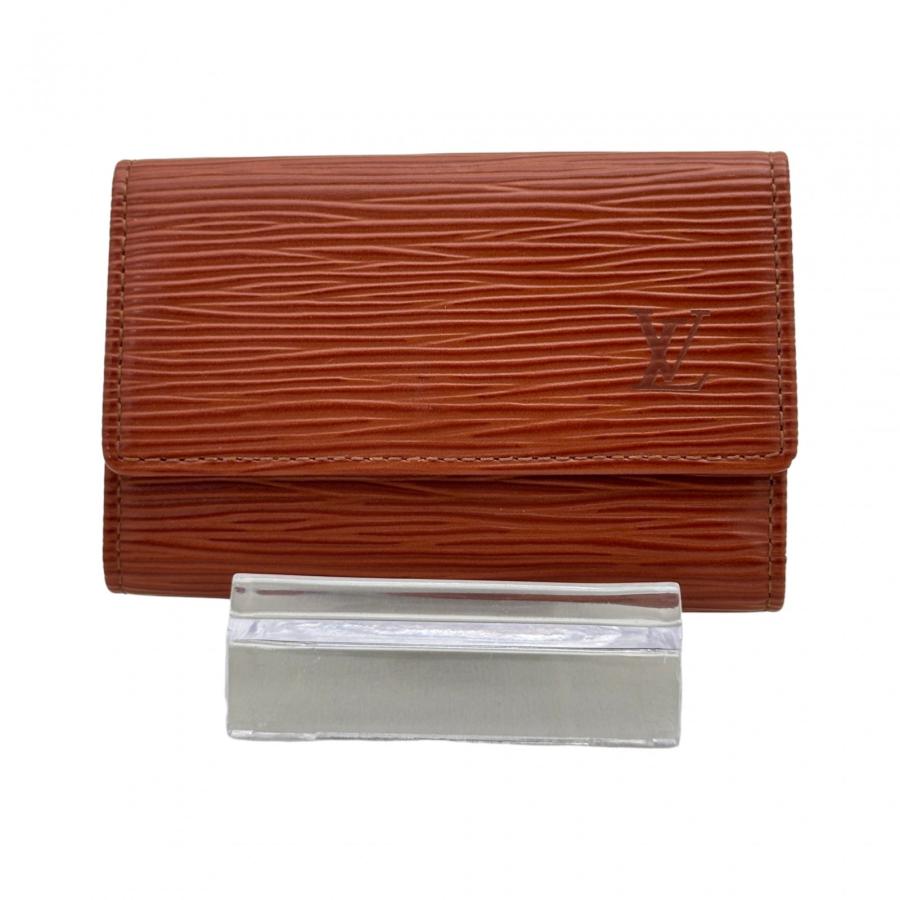 【中古】ルイヴィトン エピ ミュルティクレ6 キーケース 6連 LV ロゴ ケニアブラウン Aランク lv8705ku LOUIS VUITTON（ルイ・ヴィトン） 【中古】ルイヴィトン エピ