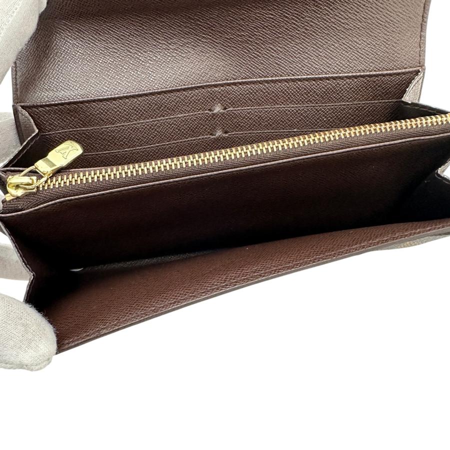 ルイヴィトン 長財布 ダミエ ポルトフォイユ サラ 札入れ 二つ折り財布 LOUIS VUITTON（ルイ・ヴィトン） 【中古】ルイヴィトン ダミエ
