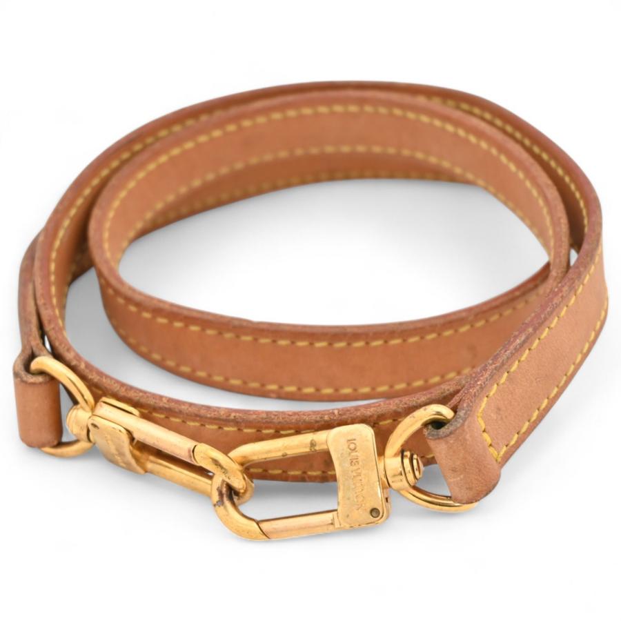 ルイヴィトン　ショルダーストラップ　ヌメ革 LOUIS VUITTON ルイヴィトン ショルダーストラップ ヌメ革 幅1.6
