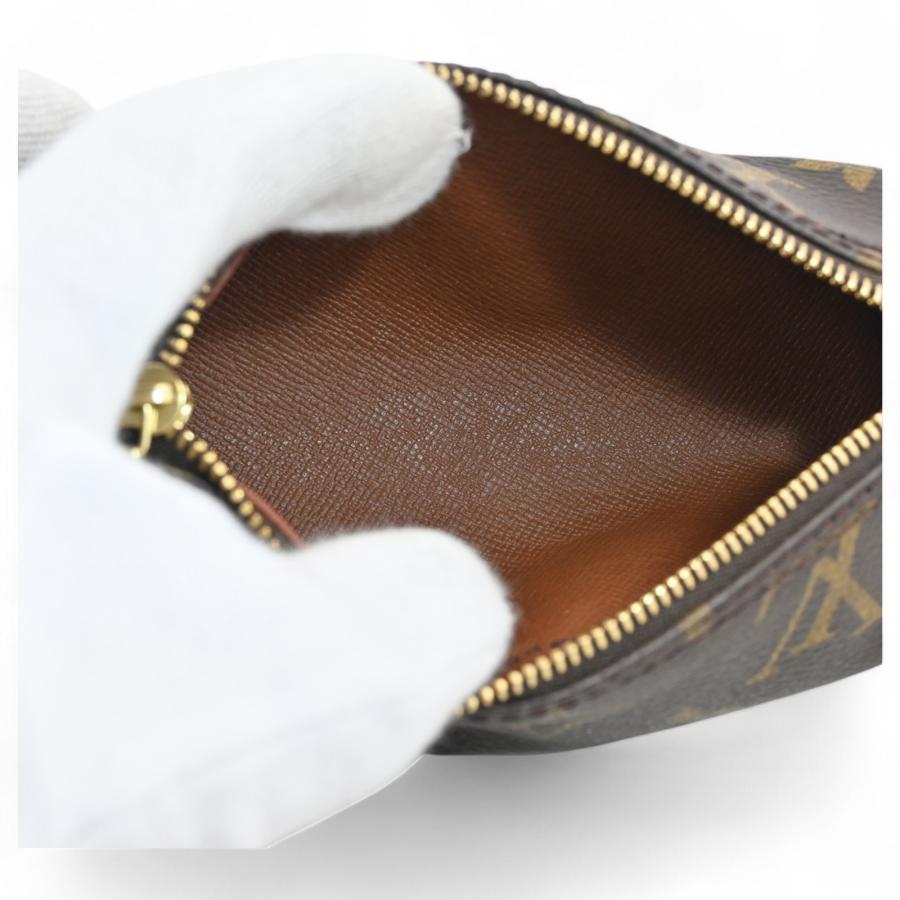 美品 LOUIS VUITTON ルイヴィトン モノグラム パピヨン ミニポーチ 極美品！定番カワイイ！】ヴィトン 旧パピヨンミニポーチ/モノグラム