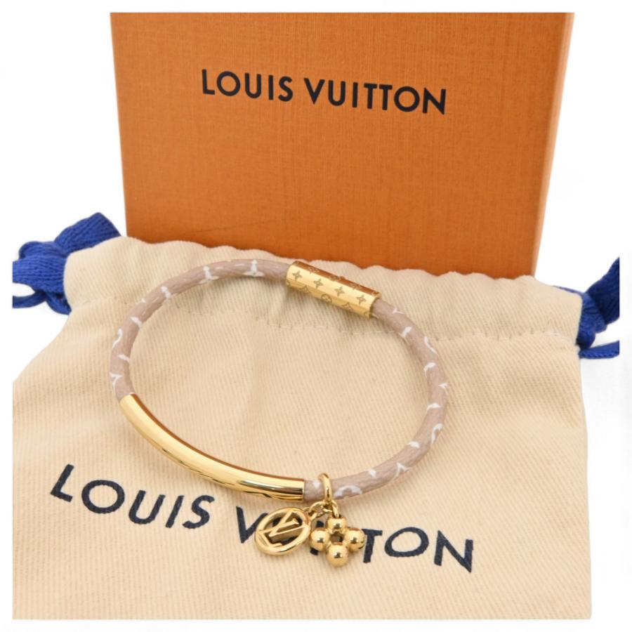 LOUIS VUITTON ルイヴィトン ブラスレデュオグラム ブレスレット S 